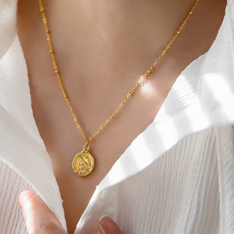 Babakud Vintage 18K Gold Mermaid Versatile Necklace