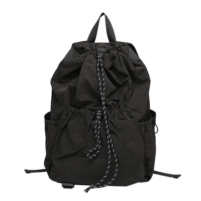 Babakud Casual Oxford Drawstring Solid Color Backpack