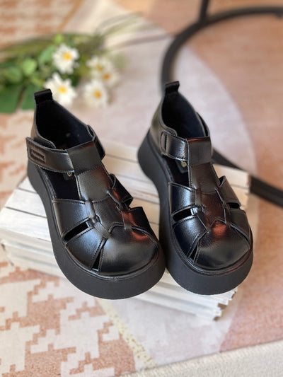 Women Summer Comfortable Platform Hollow Roman Sandals