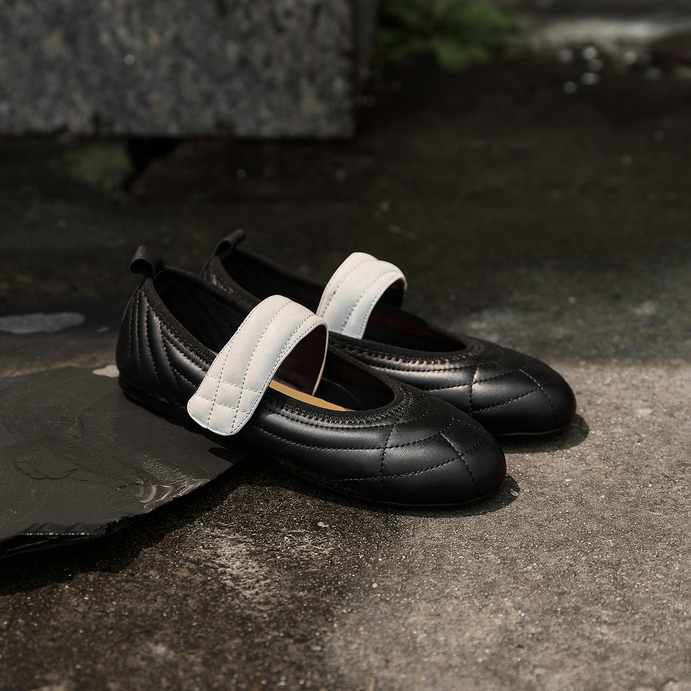 Sheepskin Leather Comfortable Soft Sole One Straped Flats