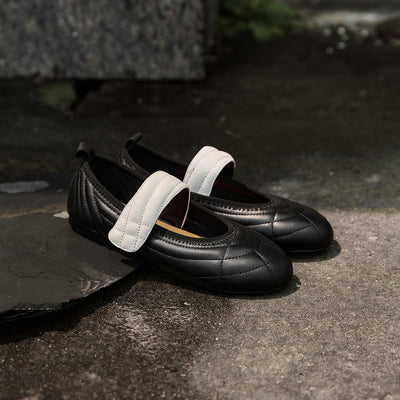 Sheepskin Leather Comfortable Soft Sole One Straped Flats