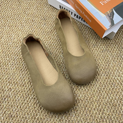 Babakud Spring Retro Comfortable Leather Slip-Ons Shoes