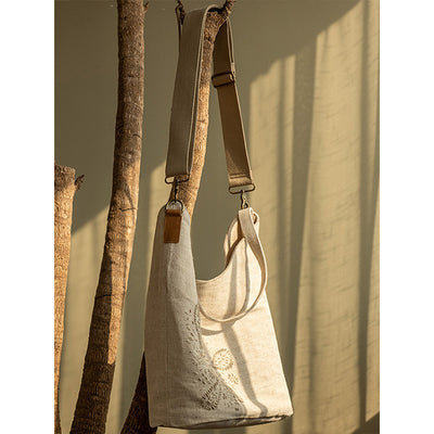 Babakud Retro Handmade Linen Shoulder Crossbody Bag