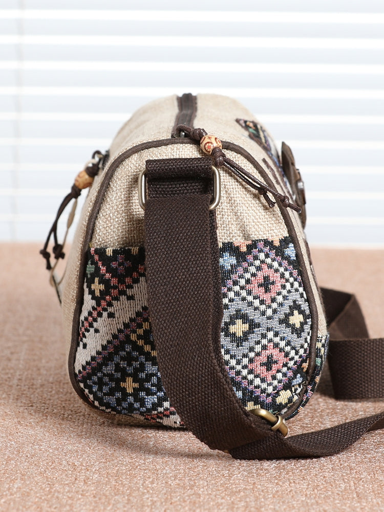 Babakud Women Vintage Woven Lightweight Shoulder Crossbody Bag