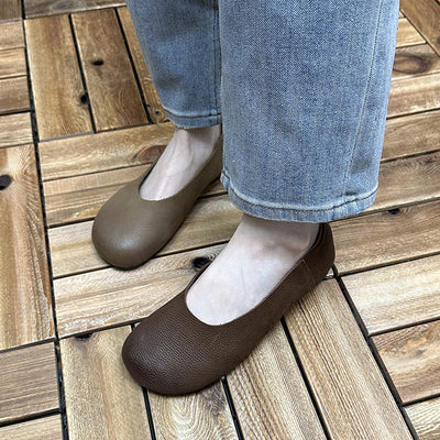 Babakud Spring Retro Comfortable Leather Slip-Ons Shoes