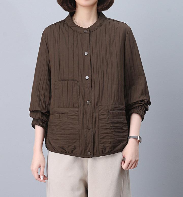Women Elegant Casual Pleated Jackets