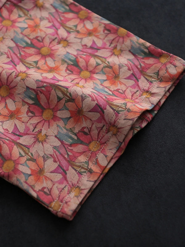 Babakud Women Casual Cotton Casual Printed Loose T-Shirt