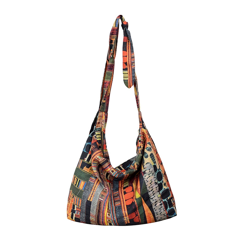 Babakud Women Vintage Artistic Cotton Printed Shoulder Crossbody Bag