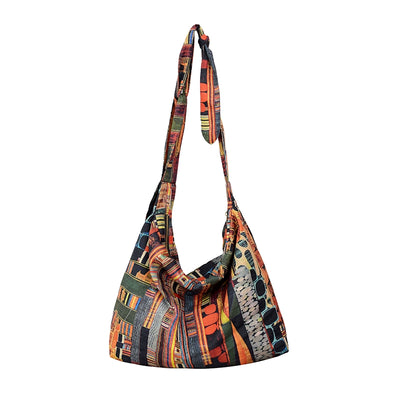 Babakud Women Vintage Artistic Cotton Printed Shoulder Crossbody Bag