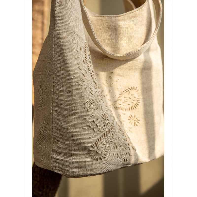 Babakud Retro Handmade Linen Shoulder Crossbody Bag