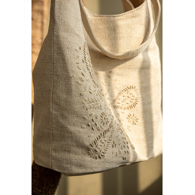 Babakud Retro Handmade Linen Shoulder Crossbody Bag