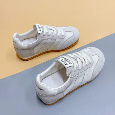 Women Plus Size Breathable Mesh Suede Breathable Casual Sneakers