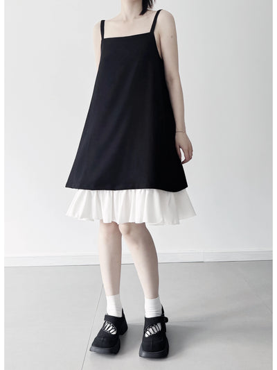 Women Summer Fashionable Patchwork Sleeveless Loose Top