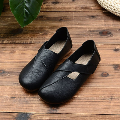 Casual Versatile Comfortable Soft Sole Velcro Flats for Women