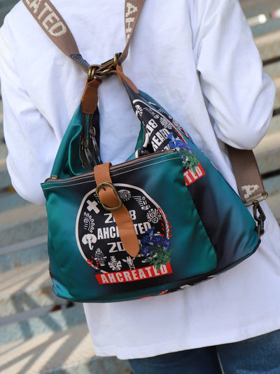 Babakud Oxford Printed Fashionable Versatile Convertible Bag