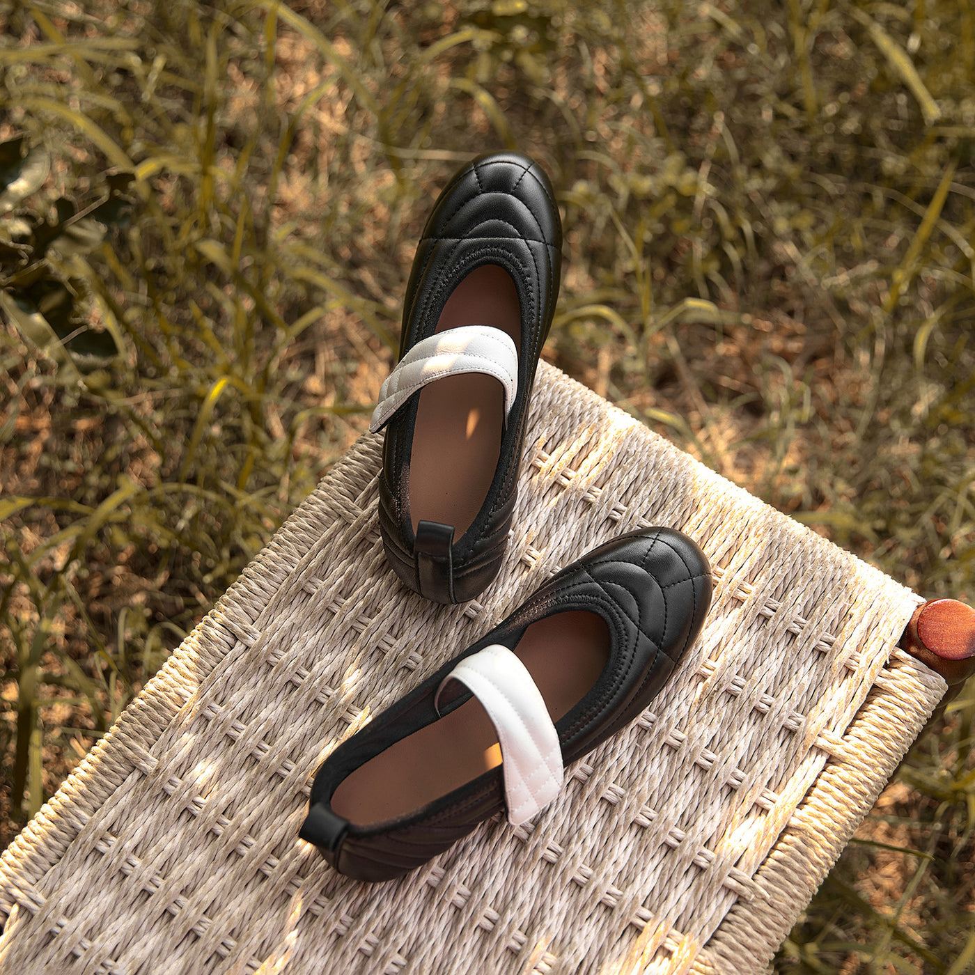 Sheepskin Leather Comfortable Soft Sole One Straped Flats