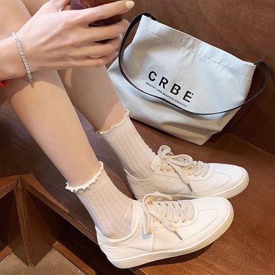 Women Casual Versatile Patchwork Lace-Up Shoes