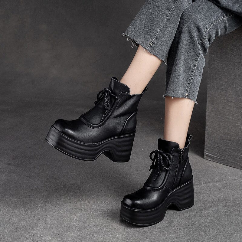 Autumn Winter Chunky Platform Casual Boots