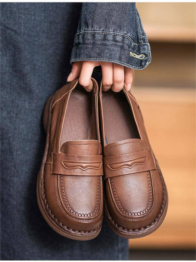 Babakud Fine Leather Women Minimalist Loafers