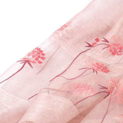 Babakud Dandelion Embroidered Silk Scarf