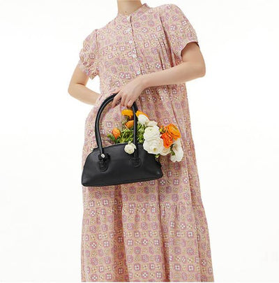 Babakud Plus Size - Short Sleeves Floral Summer Dress