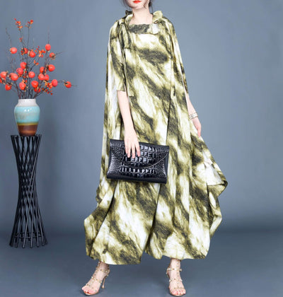 Babakud Ples Size-Printed Loose Spring Summer Dress