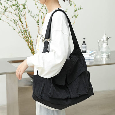 Casual Minimlaist Canvas Tote Shoulder Bag