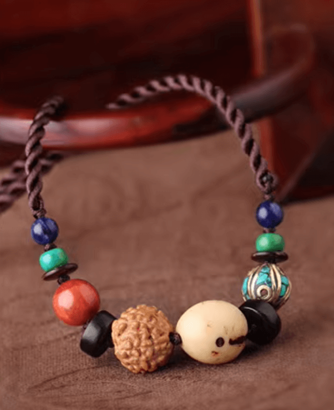 Retro Bodhi Seeds Ethnic Style Clavicular Chain