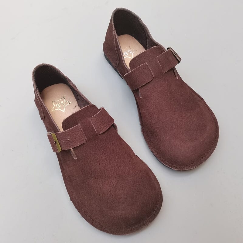 Spring Autumn Minimalist Soft Leather Casual Shoes