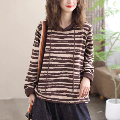 Spring Fashion Is Full Of Irregular Striped Hoodies