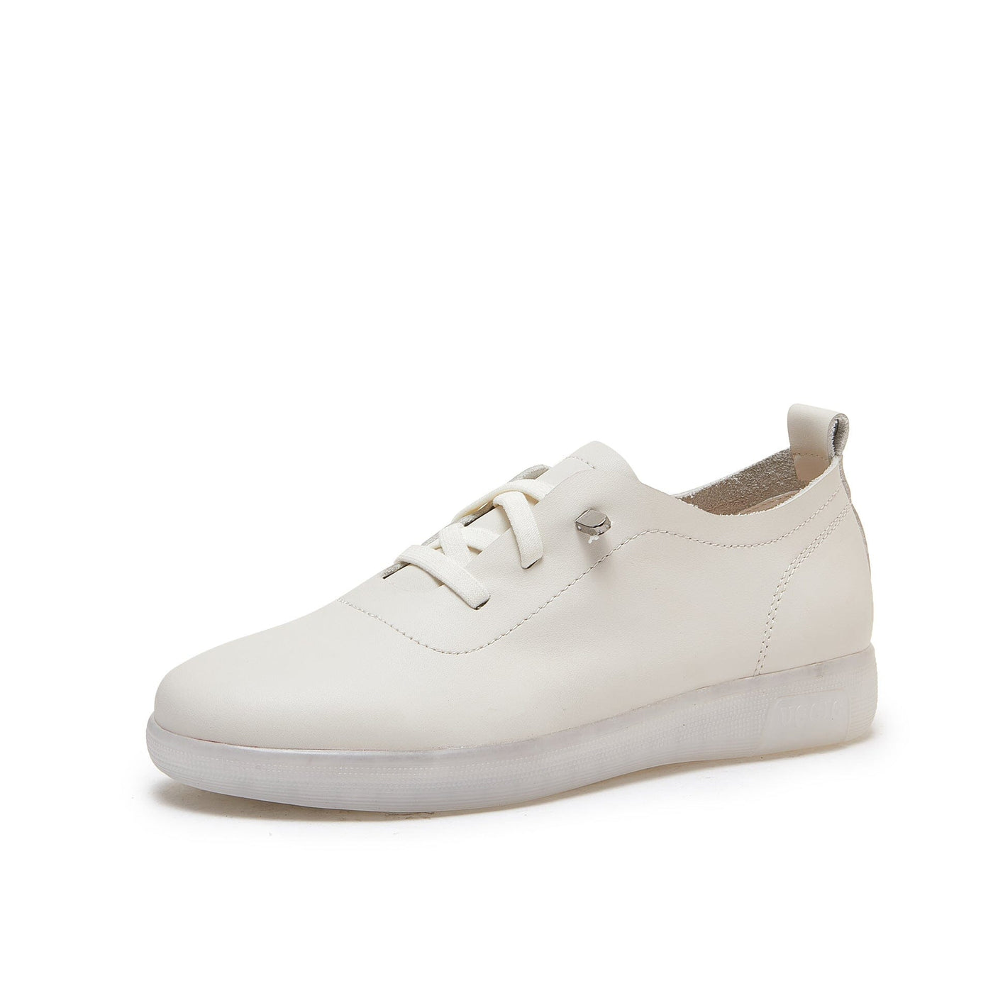 Spring Minimalist Leather Soft Flat Casual Shoes