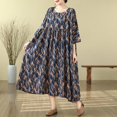Spring Retro Loose Casual Dress Plus Size Jan 2024 New Arrival 