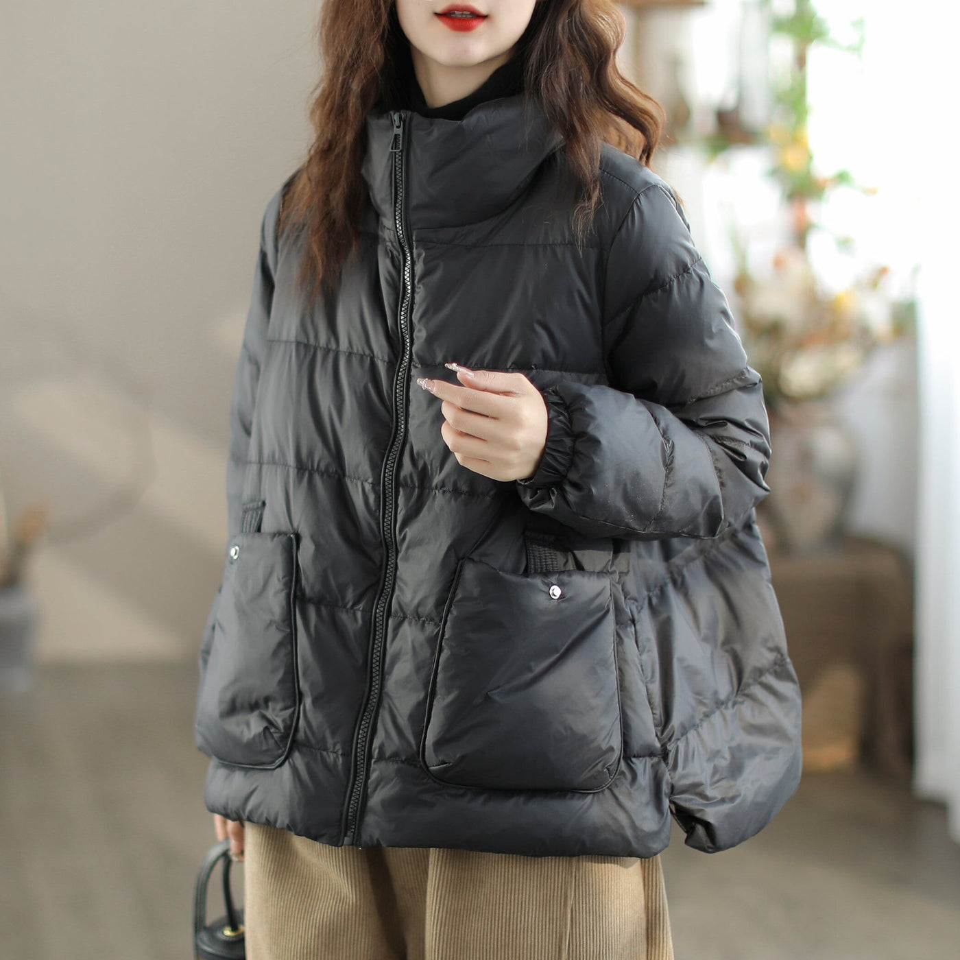 Winter Fashion Casual Minimalist Loose Down Coat