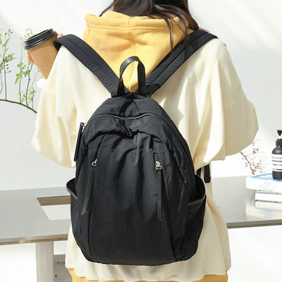 Women Casual Fashion Minimalist Canvas Backpack