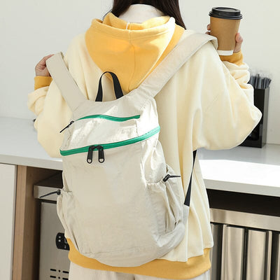 Women Casual Minimalist Canvas Backpack