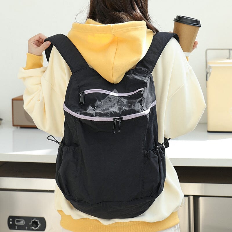 Women Casual Minimalist Canvas Backpack