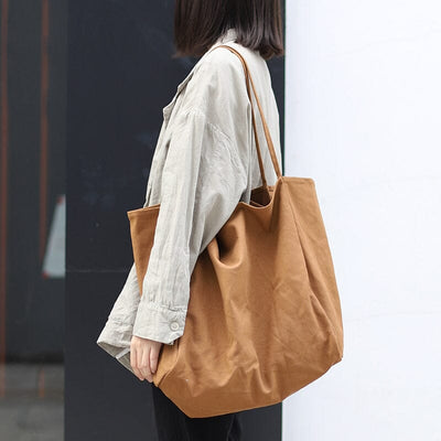 Women Casual Minimalist Canvas Shoulder Bag