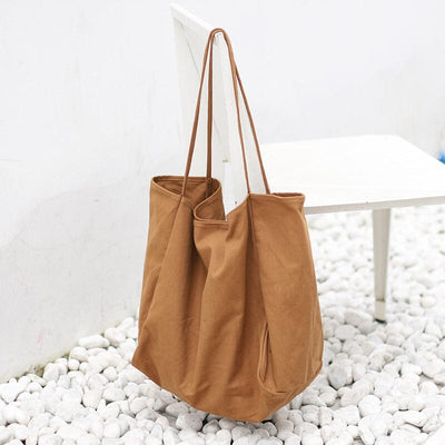 Women Casual Minimalist Canvas Shoulder Bag