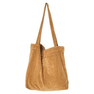 Women Casual Minimalist Soft Corduroy Shoulder Bag