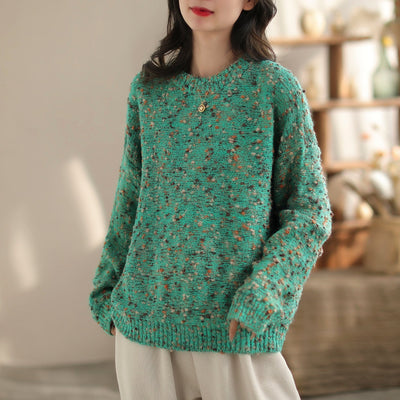 Women Casual Winter Camel Knitted Cardigan