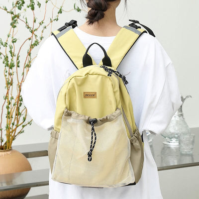 Women Fashion Color Matching Canvas Backpack Jan 2024 New Arrival 