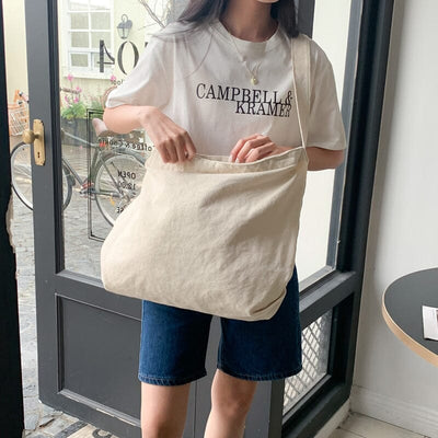 Women Fashion Minimalist Canvan Shoulder Bag