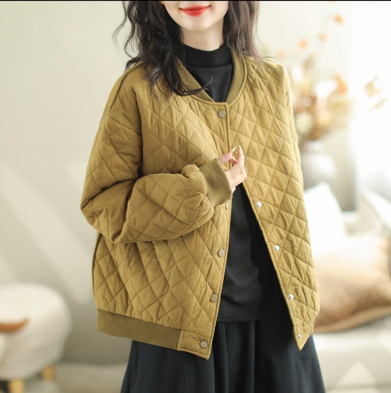 Women Minimalist Loose Cotton Coat