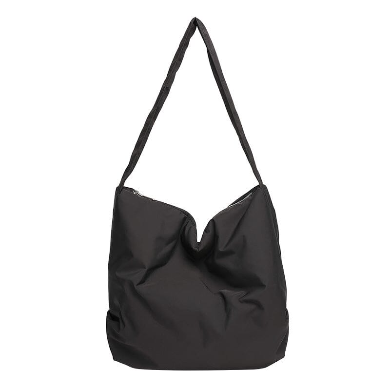 Women Minimalist Solid Canvas Casual Shoulder Bag Jan 2024 New Arrival 