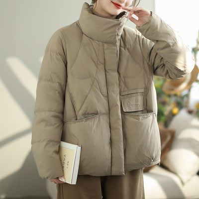 Women Minimalist Winter Casual Down Coat
