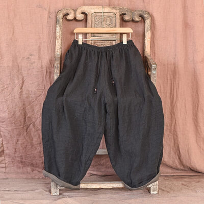 Women Plus Size Retro Loose Casual Linen Pants Jan 2024 New Arrival 