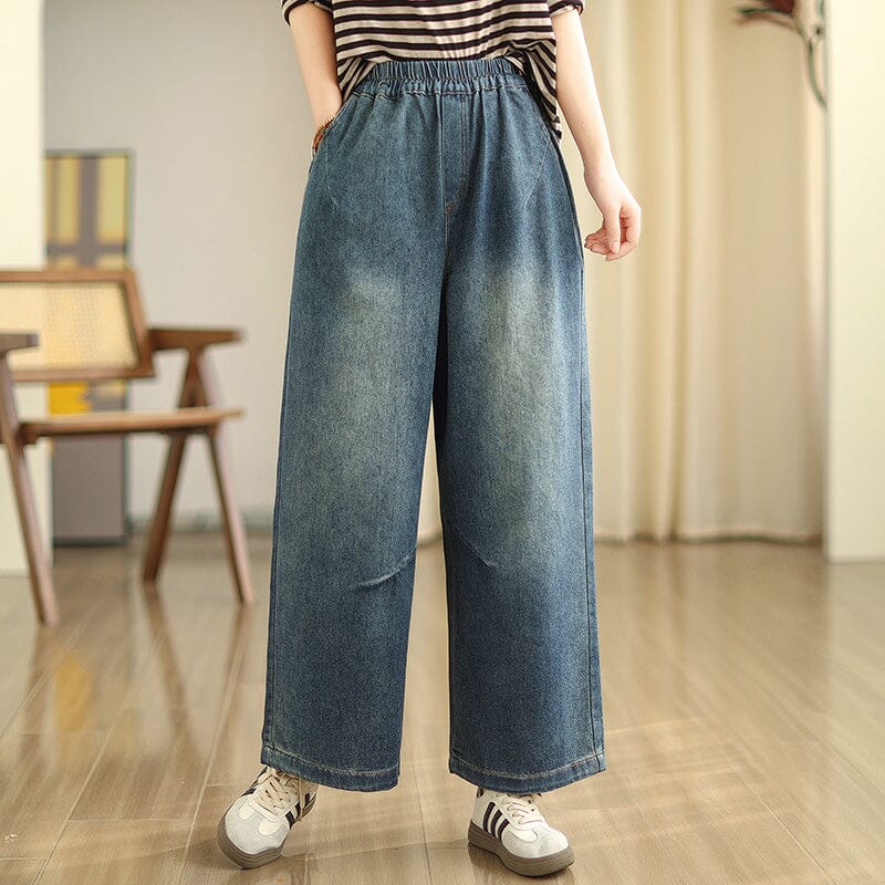 Women Spring Loose Casual Jeans