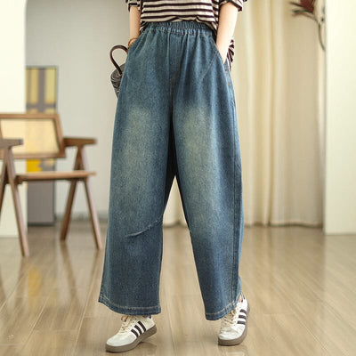 Women Spring Loose Casual Jeans
