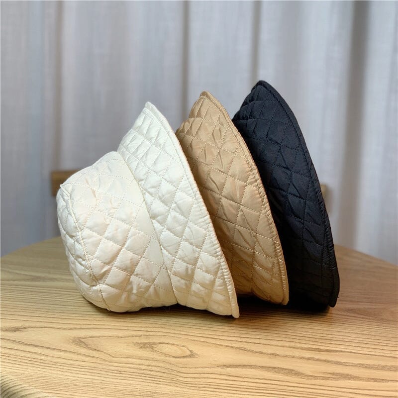 Women Winter Lightweight Quilted Warm Fishman Hat