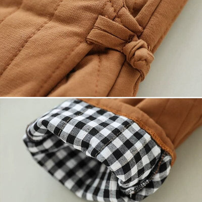 Women Winter Loose Casual Cotton Quilted Pants